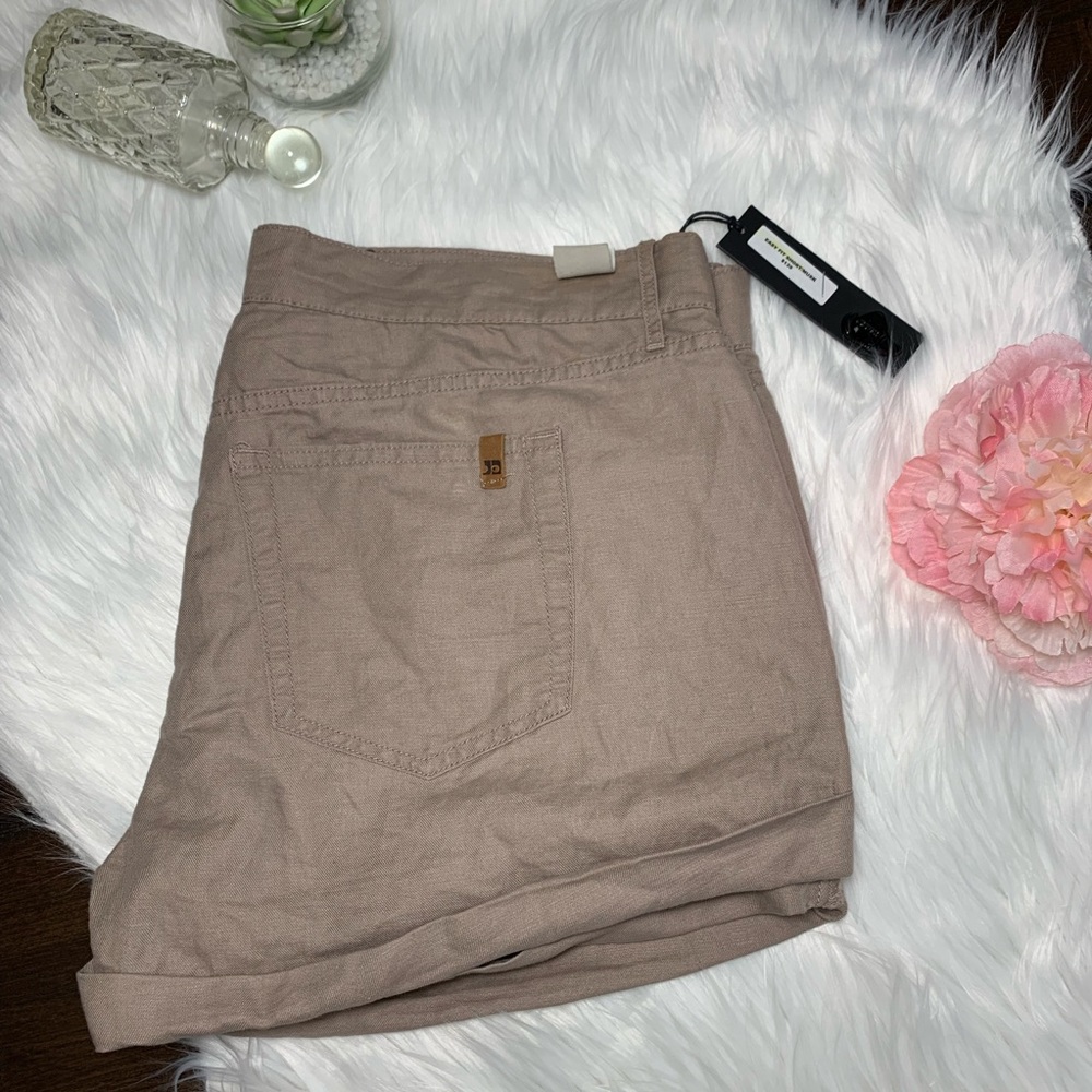 Joes Jeans linen blend roll hem easy fit shorts